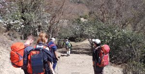 trek to tengboche